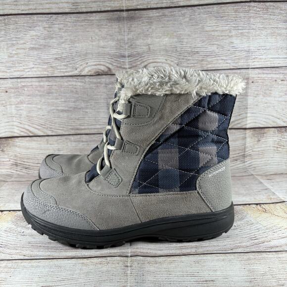 Columbia Ice Maiden Womens Size 8 Shorty Winter Snow Boot BL0836-029 Gray - Picture 1 of 16